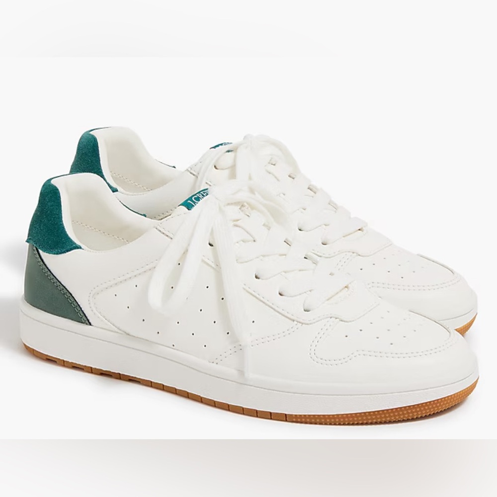 J. Crew Court Sneaker Green 9.5